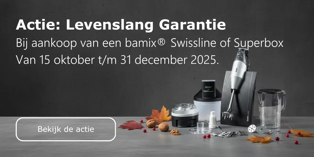 Bamix Levenslange garantie actie
